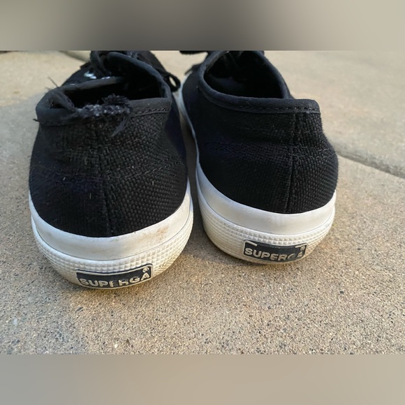 Black Superga size 7 EUC - Picture 5 of 6